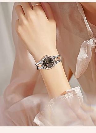 Curren 9100 silver-rose gold-brown 3