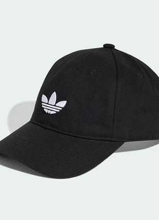Женская кепка adidas adicolor classic trefoil baseball, черная, one size