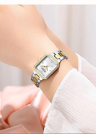 Curren 9102 silver-gold-white 3
