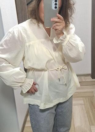 Неймовірна легка бавовняна блуза primark cares у стилі бохо