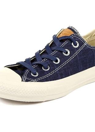Чорні джинсові кеди converse 9
