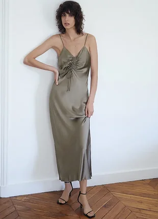 Новое платье zara в бельевом стиле.