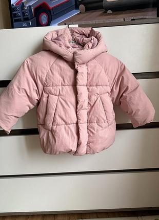 Куртка зимова пуховик zara 110