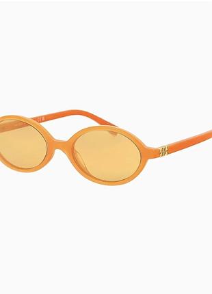 Сонцезахисні окуляри miu miu yellow/orange 04zs-11v40d-50 misc