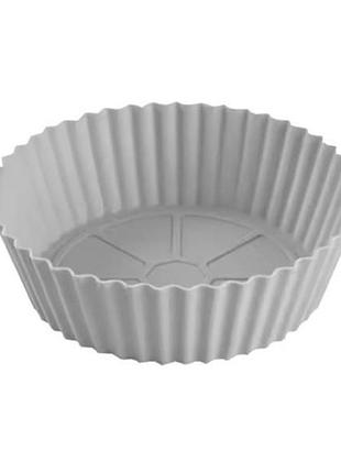 Форма силиконовая для воздушной фритюрницы food grade silica серая