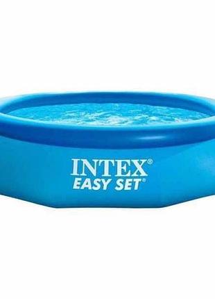 Бассейн семейный intex 28118 (305х61см) 3077л + 220v фільтр-насос в коробке.