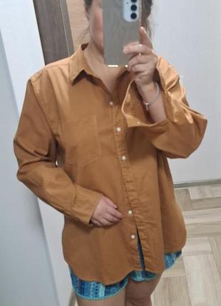 Стильная рубашка оверсайз h&amp;m 4