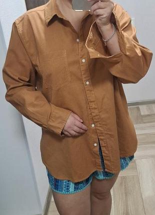 Стильная рубашка оверсайз h&amp;m 2