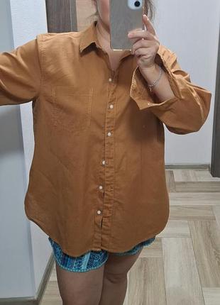 Стильная рубашка оверсайз h&amp;m 3