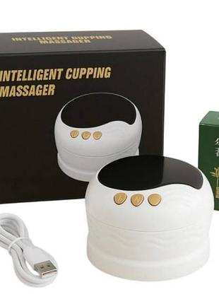 Массажер антицелюлитный для тела cupping and ly-873 белый