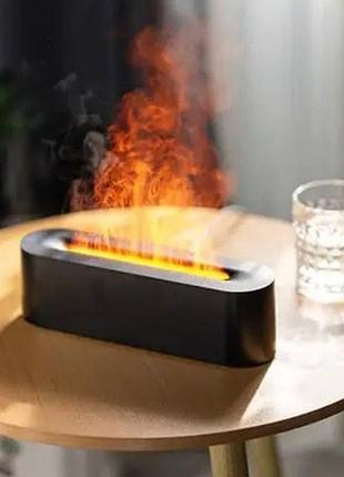Увлажнитель воздуха - арома диффузор diffuser а3 c пультом, ультразвуковой увлажнитель с эффектом пламени 6
