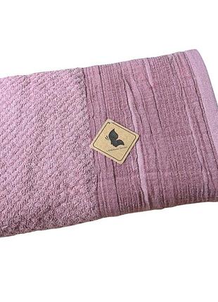 Рушник банний махровий l&m home textiles 20443 70х140 см рожевий