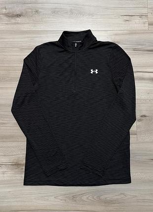 Графітова спортивна кофта лонгслів андер армор under armour seamless, l, оригінал
