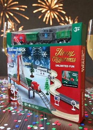 Железная дорога новогодняя merry christmas 9263-5c