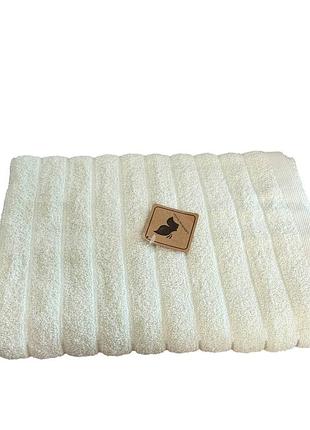 Рушник банний махровий l&m home textiles 21092 70х140 см молочний