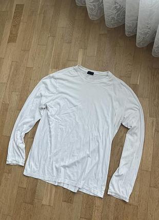 Продам білий лонглсів в ідеальному стані sergio tacchini білий, розім l/xl в ідеальному стані