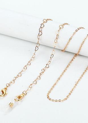 Ланцюжок для окулярів gold 6 10282 75 см