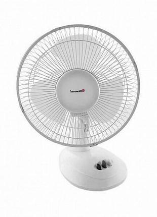 Вентилятор настольный domotec ms-1624 30w (белый)