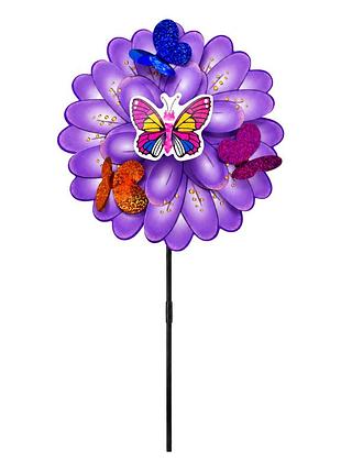 Детский ветрячок "цветочек" v2457(violet) диаметр цветка 22 см