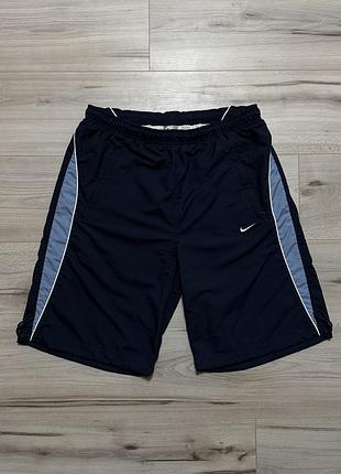 Редкие винтажные спортивные шорты найк nike vintage shorts с утяжками, l, оригинал