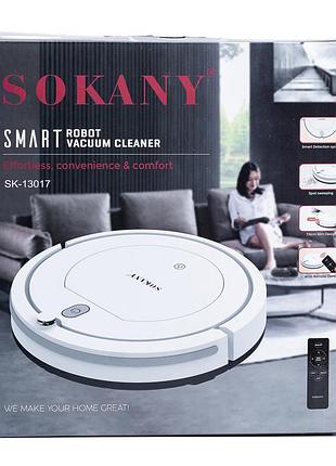 Робот-пылесос sokany sk13017w белый 8