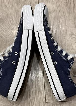 Низькі сині кеди converse 5