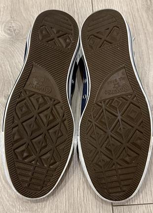 Низькі сині кеди converse 7