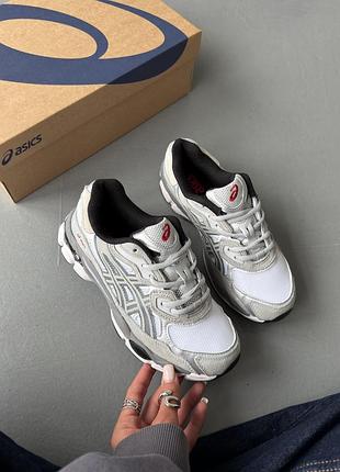 Asics gel nyc 'white steel grey 2
