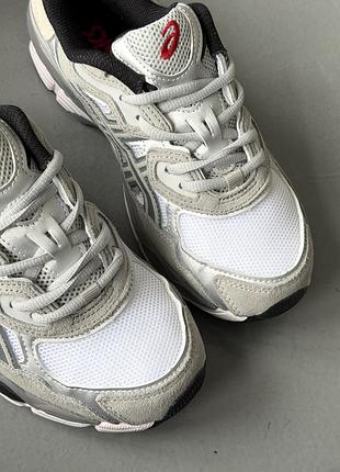 Asics gel nyc 'white steel grey 4