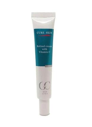 Крем з ретинолом і вітаміном с cure skin retinol cream with vitamin c 50 мл