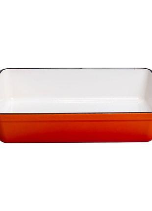 Форма для запекания чугунная 3 л, оранжевый yiwu hp-flg-16 orange