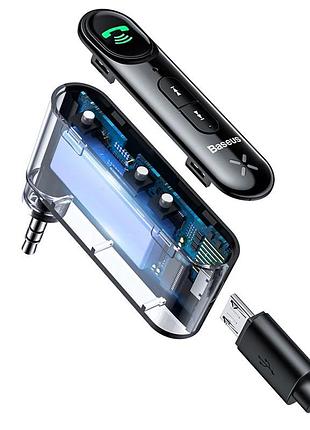 Bluetooth ресивер baseus bsba-02 aux wireless audio receiver (wxqy01) black 3