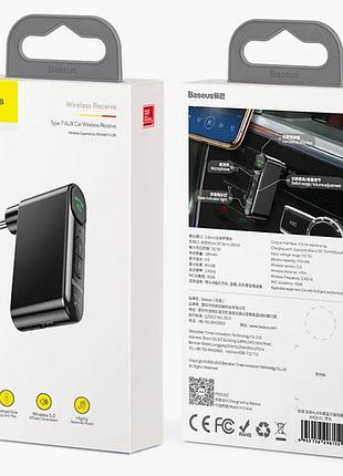 Bluetooth ресивер baseus bsba-02 aux wireless audio receiver (wxqy01) black 6