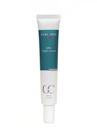 Нічний крем ана cure skin aha night cream 50 мл