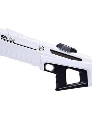 Пістолет генератор мильних бульбашок з підсвічуванням 4*аа s 660 bubble gun білий з фіолетовим
