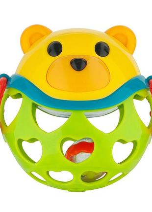 Canpol babies іграшка з брязкальцем інтерактивна зелений ведмедик