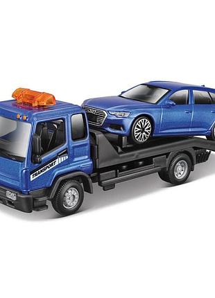 Игровой набор с автомоделью "audi a6 avant" bburago 18-31418 масштаб 1:43