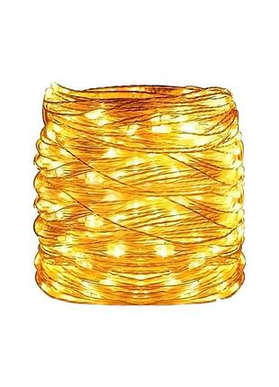 Гірлянда внутрішня лінійна 200led 20м warm white usb lu992warmwhite тепле світло