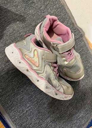 Кросівки для дівчинки skechers розмір 34 2