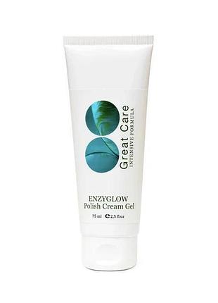 Крем-гель для умывания кожи лица great care enzyglow polish cream gel 75 мл