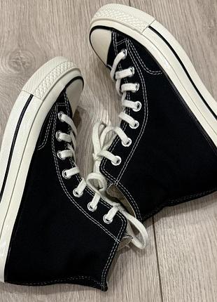 Кеди converse chuck 70 hi black 5