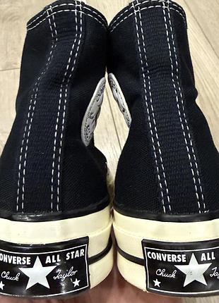 Кеди converse chuck 70 hi black 4