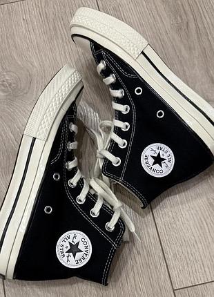 Кеди converse chuck 70 hi black 3