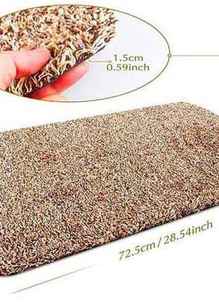 Супервпитывающий коврик clean step mat коричневый