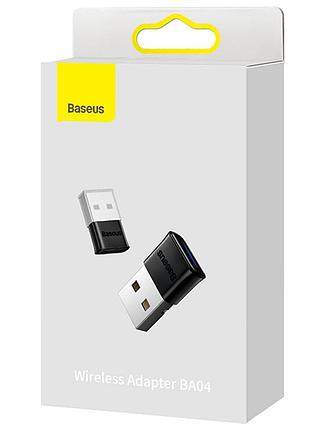 Bluetooth адаптер baseus ba04 (zjba) чорний 3