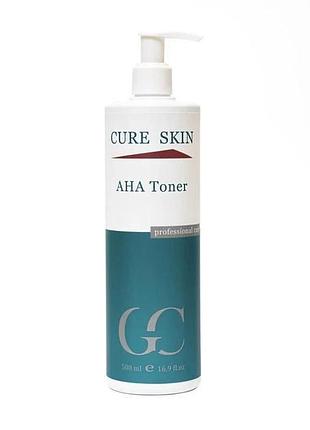 Тонік ана 0,3% кислот; рн 5,2 cure skin aha toner 500 мл