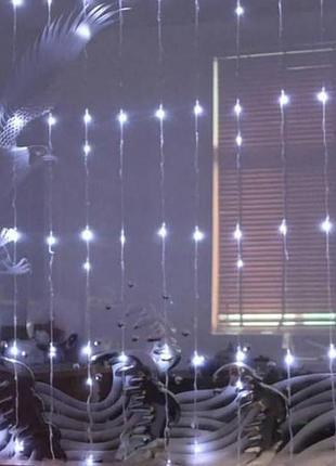 Гірлянда-штора водоспад 3*3м 280led холодне світло