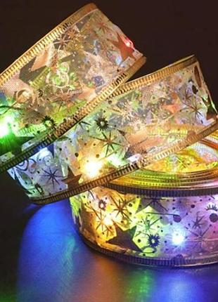 Гірлянда широка у вигляді стрічки 100led 10м christmas decoration