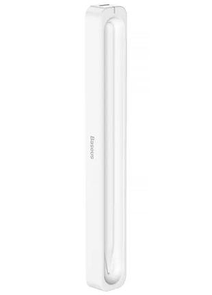 Стілус baseus smooth writing with charging case (p80015907213) moon white