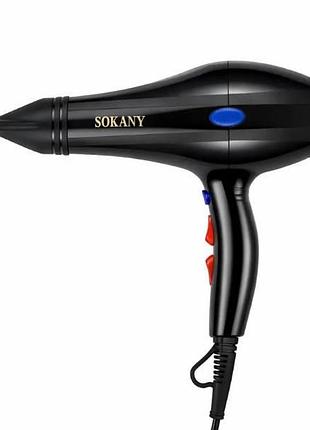 Фен для волосся 2400вт sokany and sk-3866 чорний